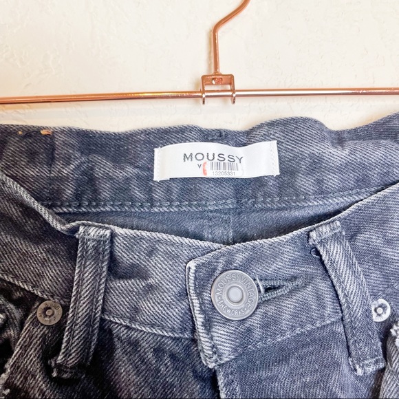 Moussy Vintage Staley Tapered Rigid Jean Black Size 25 - Picture 5 of 10